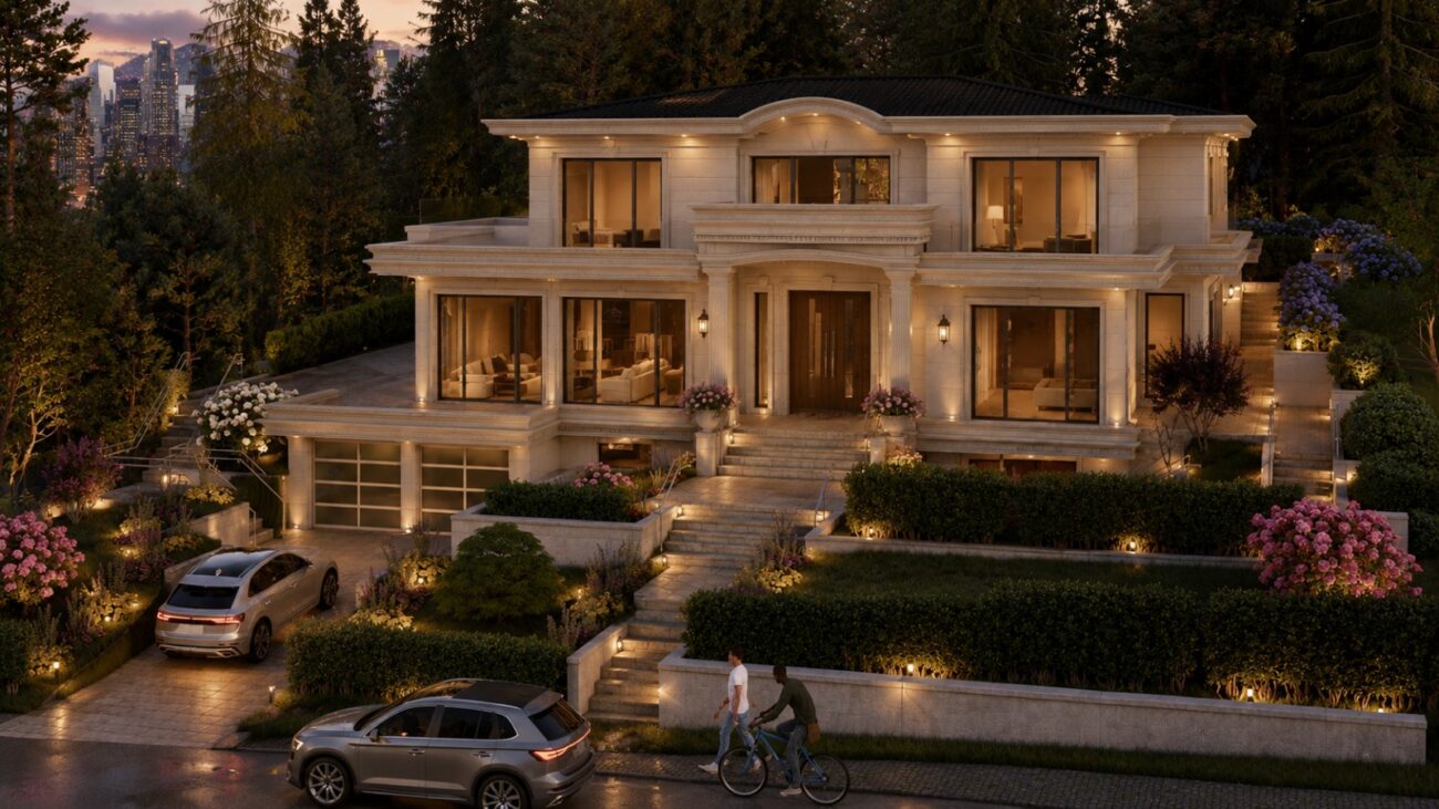 Mathers Design and Building Permit, villa front view