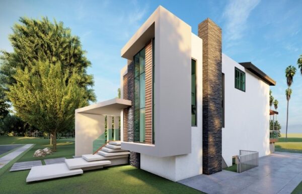490 House in Burnaby, view 3, 3D rendering