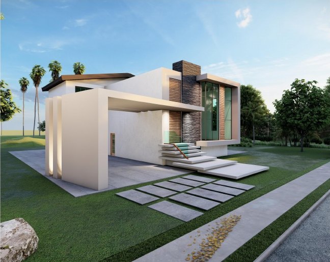 490 House in Burnaby, view 4, 3D rendering