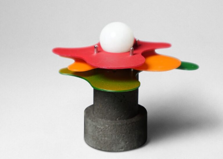 Flower Table Lamp, furniture design